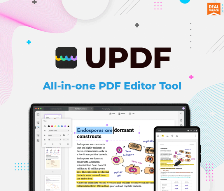 UPDF Lifetime Deal Convert PDF documents to other formats