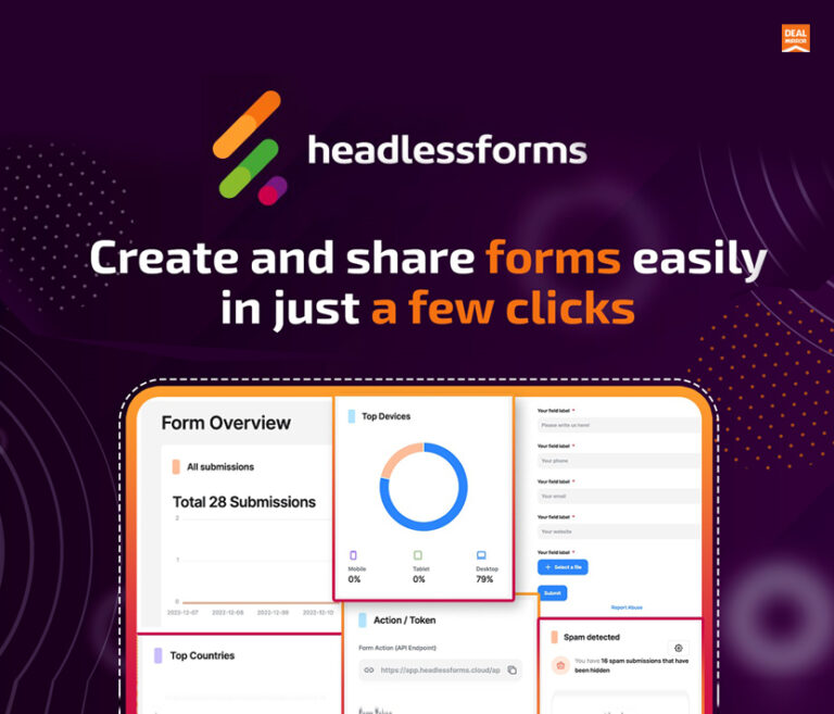 Headlessforms Lifetime Deal : Build High-Quality HTML Forms In Minutes