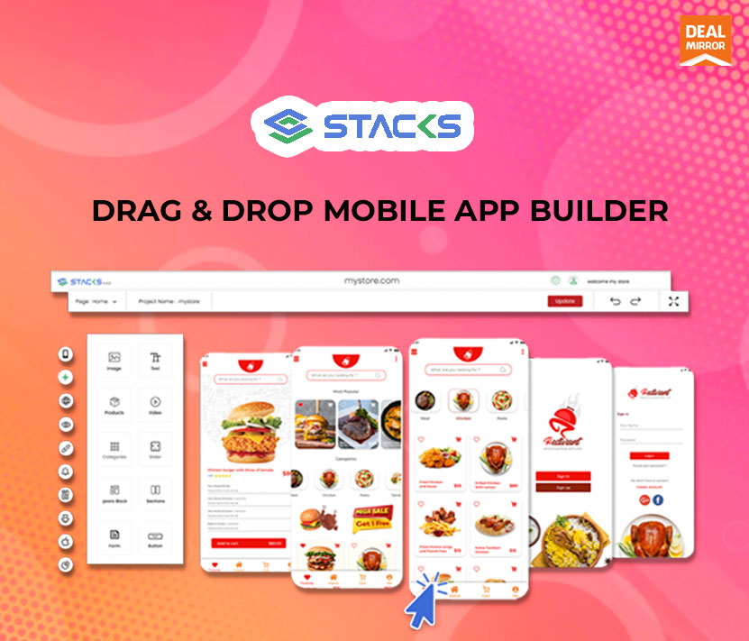 Stacks Lifetime Deal: Drag & Drop Mobile App Builder - DealMirror